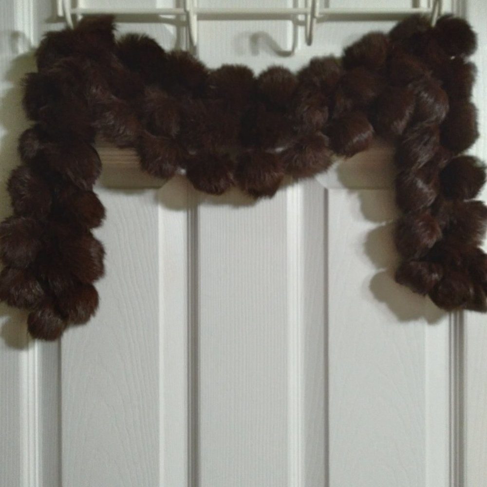 NWOT Liz 100% rabbit angora fur scarf